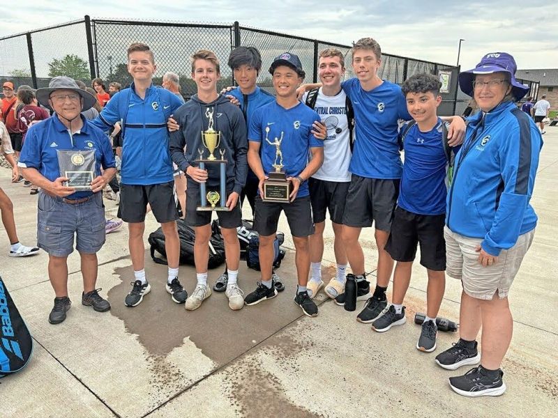 Central Christian charges to NET boys tennis title