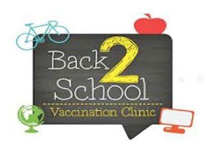 Childhood immunization, vaccine clinics for students
