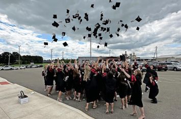 Hiland graduates bask in the glow of a special moment in life