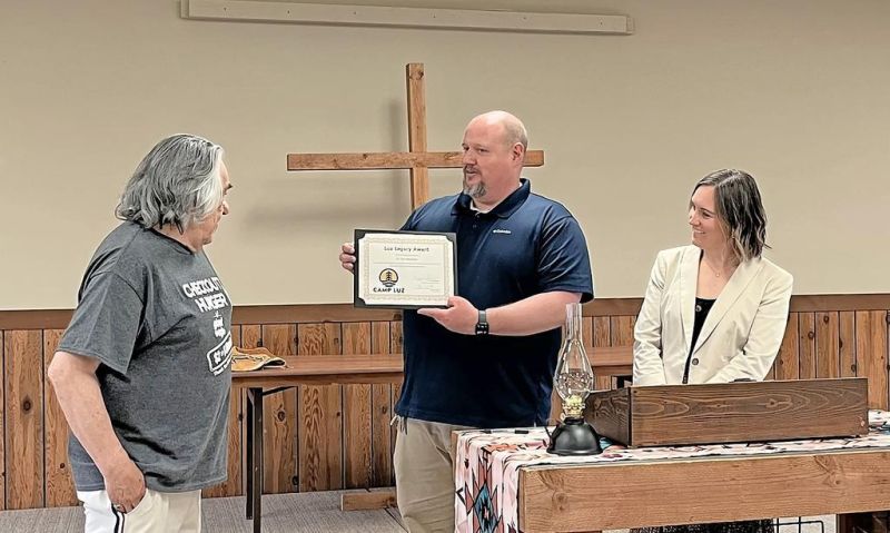 Lasting impression: Bartlette presented Luz Legacy Award