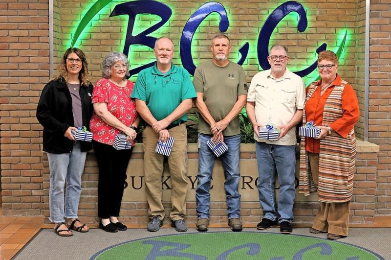 BCC recognizes employee milestones for school year