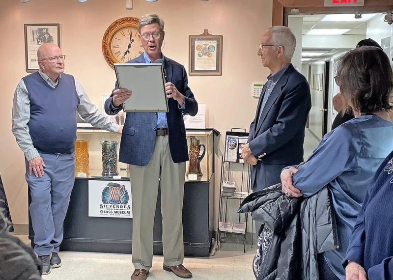 Millersburg Glass Museum renamed in honor of Chris Sieverdes