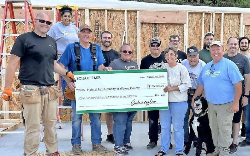 Schaeffler donation makes Habitat home possible