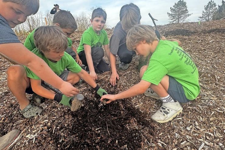 Scouts create an Earth Day  extravaganza at Legacy Point Park