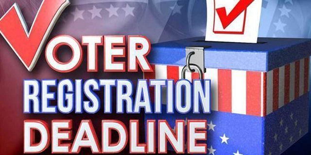 Voter registration deadline nears