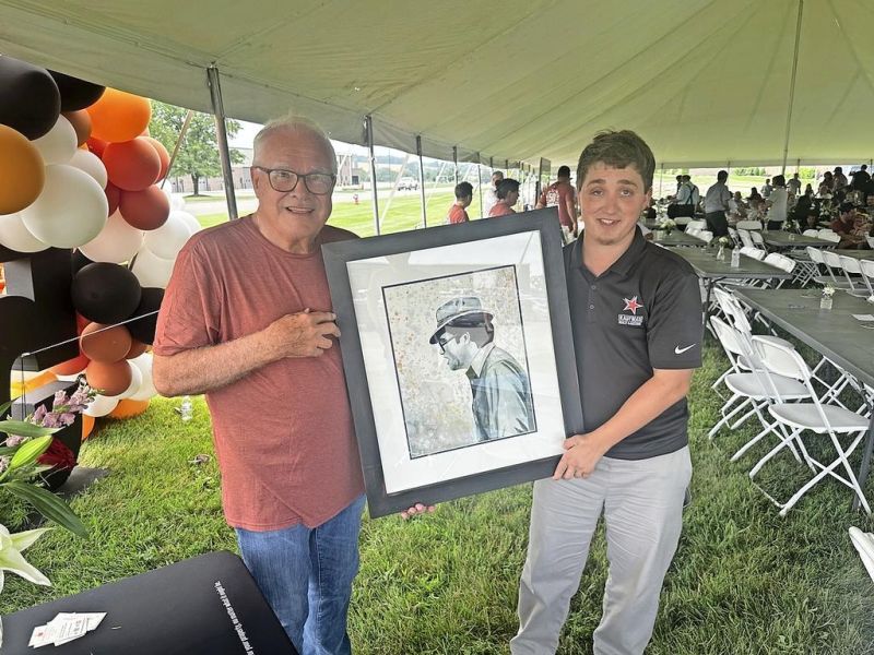 Yoder’s Kaufman painting brings $10,000 at auction